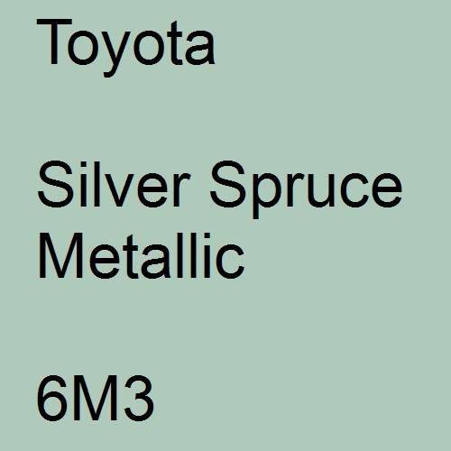 Toyota, Silver Spruce Metallic, 6M3.